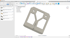 3D printed cabinet hinge drilling template