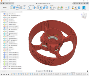 Filament Spool Parts Organiser CAD Model 4