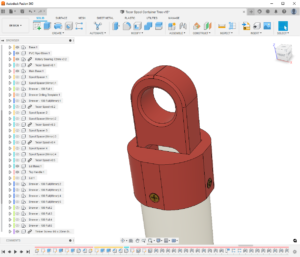 Filament Spool Parts Organiser CAD Model 3