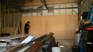 Insulating & Lining The Shed Walls 1